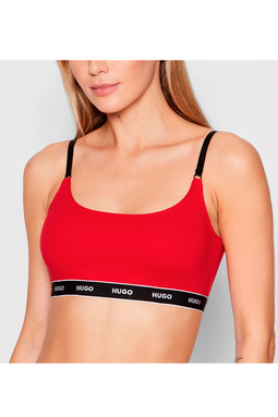 Hugo Boss Women Logo Bralette 2-Pack Red