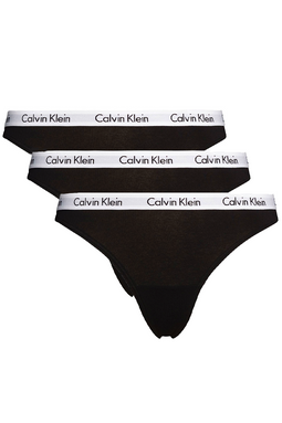 Calvin Klein Women Thong 3-Pack Black