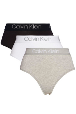 Calvin Klein Women High Waist Thong 3-Pack Multi