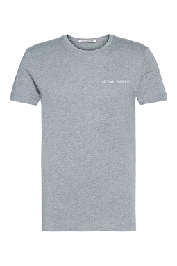 Calvin Klein Institutional S/S Chest Tee Grey - Luxivo