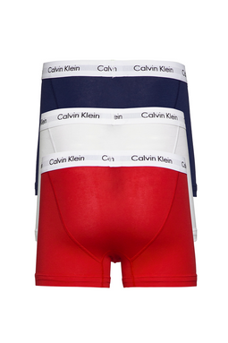 Calvin Klein Trunks 3-Pack Red/White/Navy