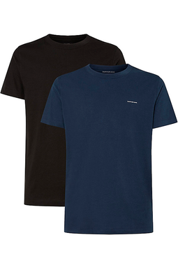 Calvin Klein Chest Logo 2-pack Tee Black/Navy