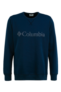 Columbia Logo Crew Sweat Navy - Luxivo