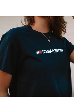 Tommy Hilfiger Women Sport Tee Navy