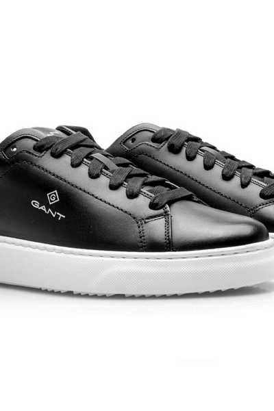 Leather Sneakers Black – Luxivo