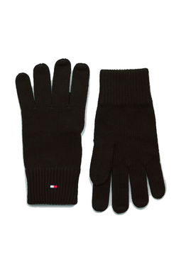 Tommy Hilfiger Pima Knit Gloves Black