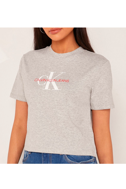 Calvin Klein Women True Icon Tee Grey