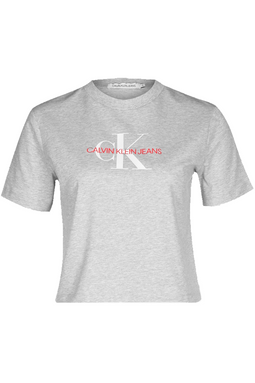 Calvin Klein Women True Icon Tee Grey - Luxivo