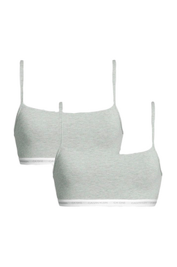 Calvin Klein Women Icon Bralette 2-pack Grey