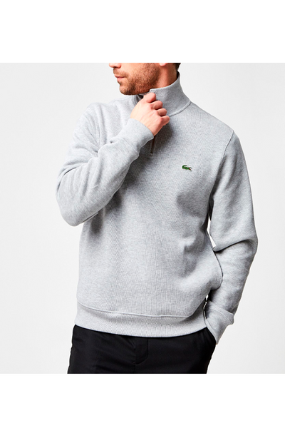 Lacoste Knit Pullover Grey – Luxivo