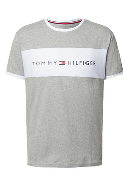 Tommy Hilfiger Colorblock Logo S/S Tee Grey