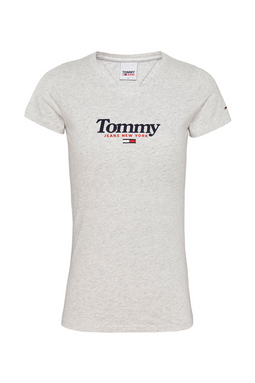 Tommy Hilfiger Women TJW Essential Tee Grey - Luxivo