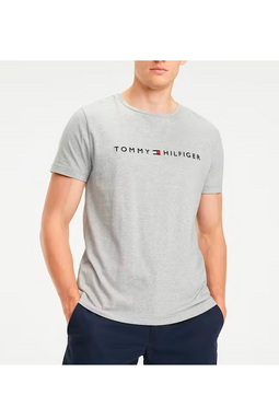 Tommy Hilfiger Organic Logo Tee Grey
