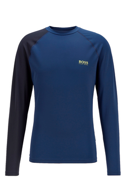 Hugo Boss Training L/S Tee Navy - Luxivo