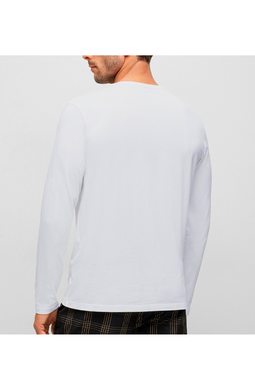 Hugo Boss L/S Logo Tee White