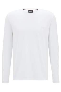 Hugo Boss L/S Logo Tee White