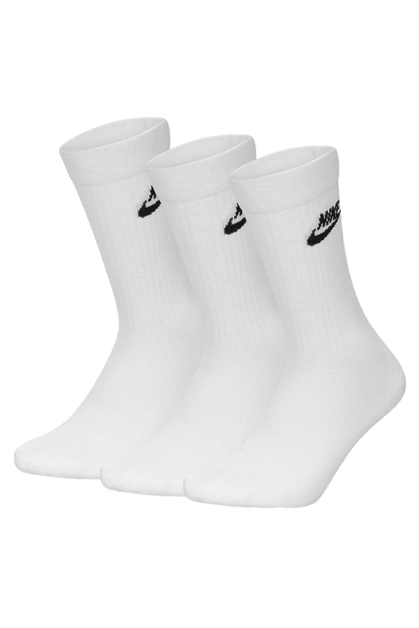 Nike Logo Socks 3-Pack White –