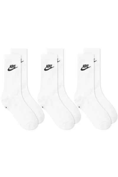 Anerkendelse Forinden Daggry Nike Logo Socks 3-Pack White – Luxivo