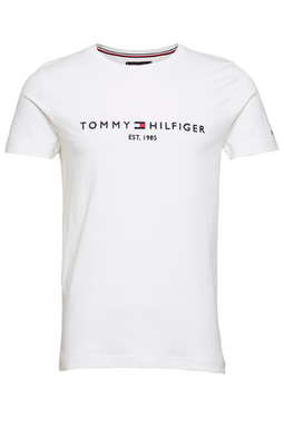 Tommy Hilfiger Organic Logo Tee White