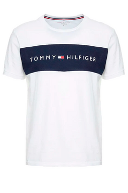 Tommy Hilfiger Colorblock Logo S/S Tee White