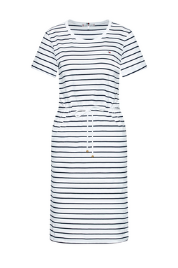 Tommy Hilfiger Women Cotton Dress Drawstring Stripe
