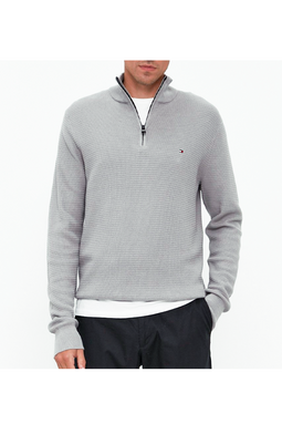 Tommy Hilfiger Essential 1/4 Zip Grey