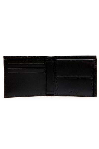 lungebetændelse prioritet roterende Lacoste Leather Wallet Black – Luxivo