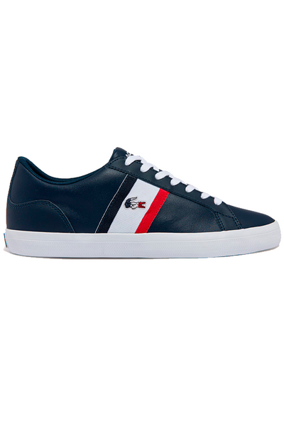 Lacoste Lerond Stripes Sneakers Navy – Luxivo