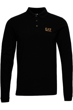 Armani EA7 Core L/S Polo Gold