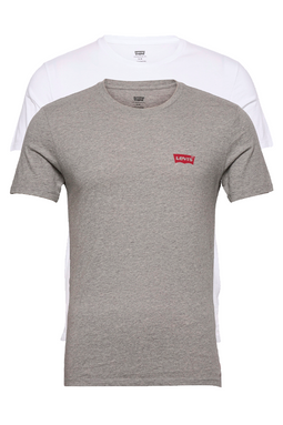 Levi's 2-Pack Tee Housemark Logo Grey/White
