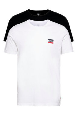 Levi's 2-Pack Tee Graphic Logo Black/White