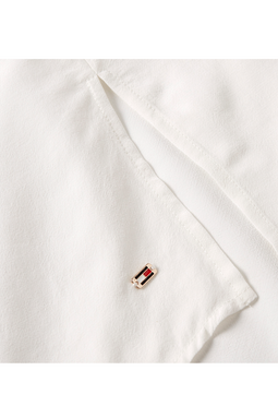 Tommy Hilfiger Women Relaxed Blouse V-Neck White