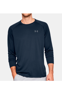 Under Armour L/S Tech Tee Navy