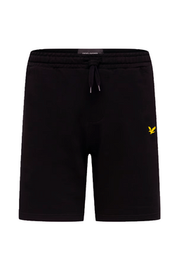 Lyle & Scott Logo Cotton Shorts Black