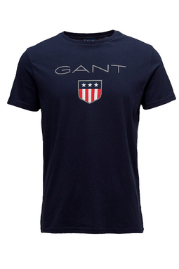 GANT Shield Logo Regular Tee Navy