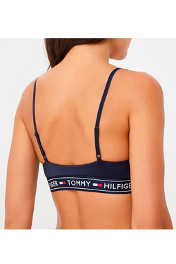 Tommy Hilfiger Women Micro Triangle Bralette Navy
