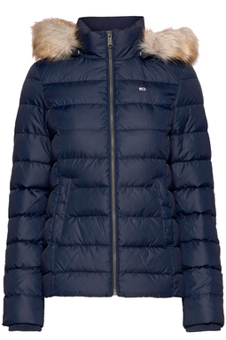 Tommy Hilfiger Women Hooded Down Jacket Navy