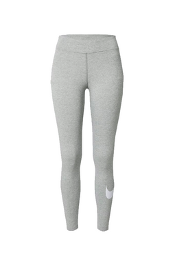 Nike Women Full Length Leggings Swoosh Logo Grey