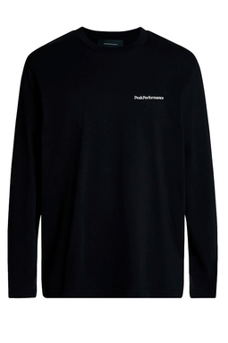 Peak Performance L/S Tee Backprint Black