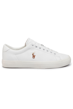 Ralph Lauren Longwood Leather Sneaker White - Luxivo