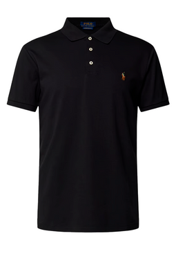 Ralph Lauren Soft-Touch Polo Slim Fit Black