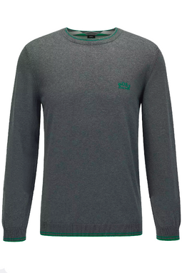 Hugo Boss Ritom Knitted Jumper Grey