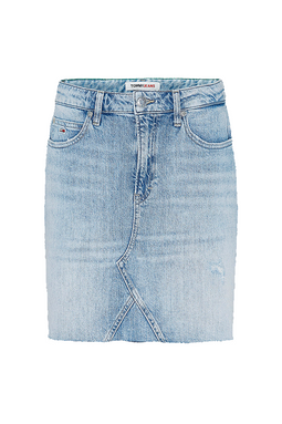 Tommy Hilfiger Women Denim Skirt Flag Logo