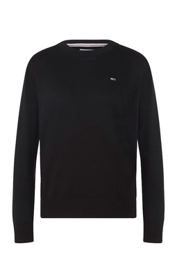 Tommy Hilfiger Women TJW Crew Knit Black - Luxivo