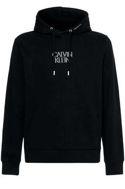 Calvin Klein Essential Shadow Logo Hoodie Black