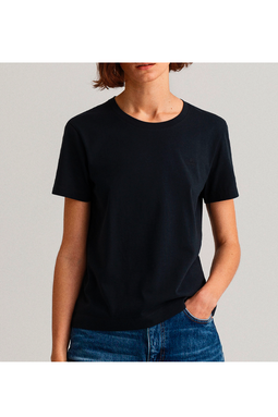 GANT Women Original Logo Tee Black