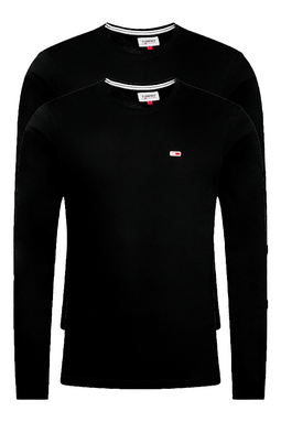 Tommy Hilfiger Regular 2-Pack L/S Tee Black/Black