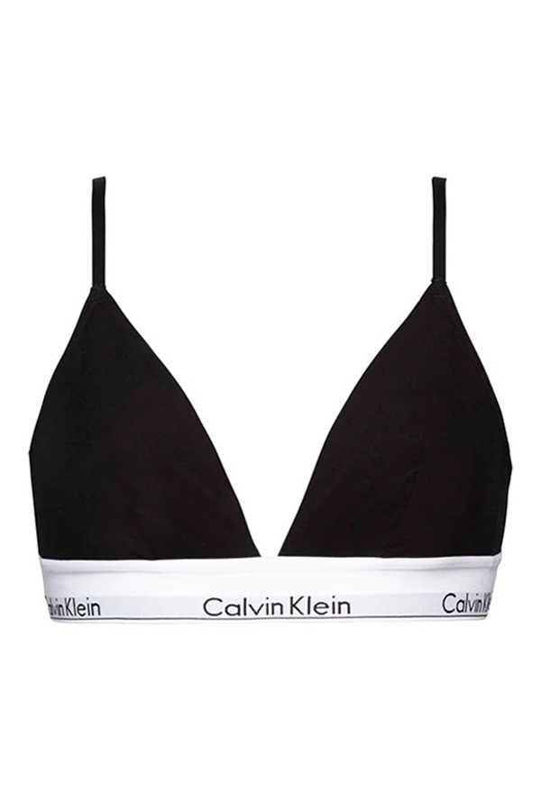 bølge Fodgænger Fritid Calvin Klein Women Triangle Bralette Black – Luxivo