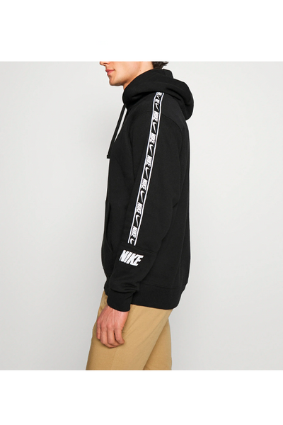 Nike Tape Hoodie Black Luxivo