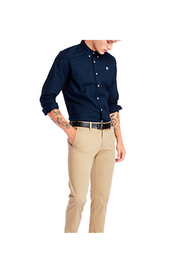 Timberland Oxford Stretch Shirt Navy